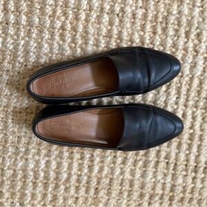 Madewell Frances Black Leather Loafers